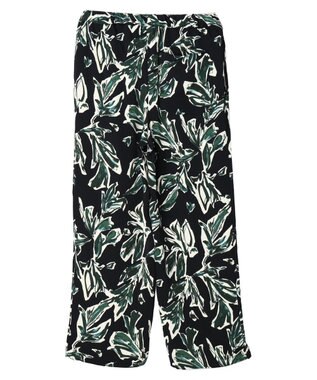 AMERICAN HOLIC Ｆｌｏｗｅｒプリントリラックスパンツ Black