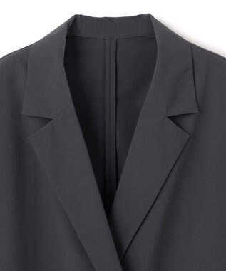 UNFILO 【mi-molletコラボ】FINE MOVE ハーフスリーブジャケット チャコール