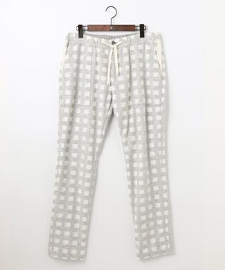 JOSEPH ABBOUD MOUNTAIN 【SPACE／UNISEX】フランネルジャージーチェック パンツ