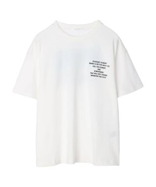 Green Parks バックフォトボックスＴシャツ Off White