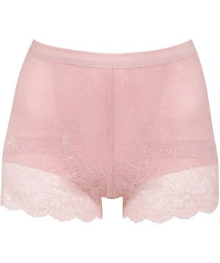 WACOAL オーバーパンツ ショート丈 ヒップアップで脚長シルエット ウエスト部分をすっきり見せる 一枚ばき可能 重ねばきにもおすすめ レディース GRC630 /ワコール ロマンピンク