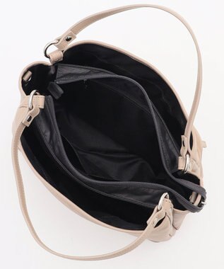 Y'SACCS イタリアンシープ2WAYトートバッグ グレージュ