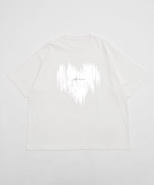 WEGO シルバープリントT（SS） ホワイト