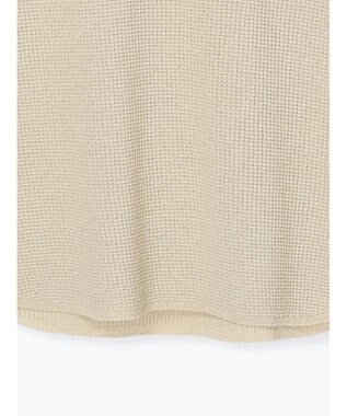 Te chichi チャーム付きワッフルニットプルオーバー ベージュ