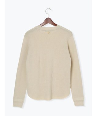 Te chichi チャーム付きワッフルニットプルオーバー ベージュ