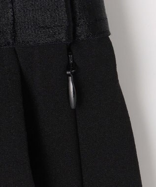 自由区 L 【17号サイズまで展開・SHIHOさん着用】ジョーゼットニット パンツ ブラック