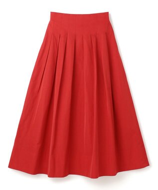 uncrave ヴィンテージタフタ フレアスカート レッド