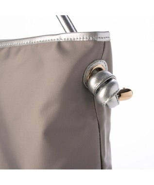 UNBILLION ペルケ perche / 1本手結びナイロントートバッグ ライトグレー