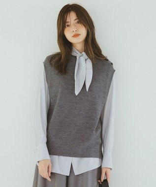 洗える】FLORA ニットベスト / J.PRESS LADIES | ファッション