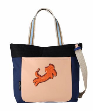 tsumori chisato CARRY キラミックスコンビ トートバッグ 2wayショルダー A4収納 ネコ