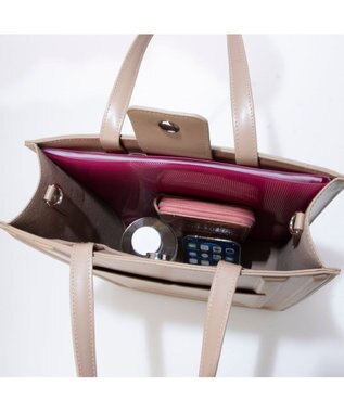 UNBILLION カシュカシュ cachecache / パネル型押し2wayトート オーク