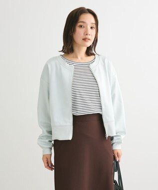 Green Parks シアークロップドプルオーバー Border