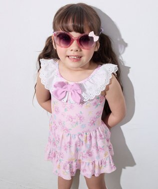 ANY KIDS キッズサングラス ピンク×リボン