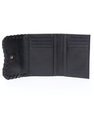 ANNA SUI ベロニカ 口金二つ折り財布 ブラック