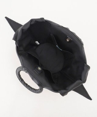 組曲 スパンコールエンブロイダリーカゴバッグ ベージュ系