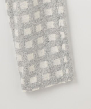 JOSEPH ABBOUD MOUNTAIN 【SPACE／UNISEX】フランネルジャージーチェック パンツ ライトグレー系3