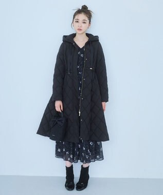 TOCCA 【消臭】PLAYING CARD ロングコート ブラック系