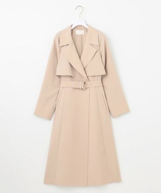 ANY SIS S 【洗える】Nobleライトトレンチ コート ベージュ