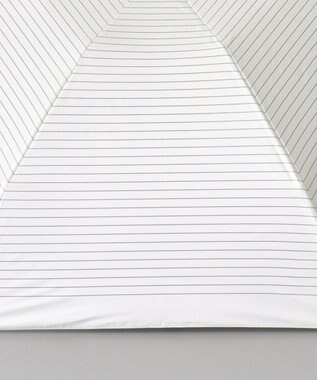 AURORA BLAO (ブラオ) ボーダー柄 晴雨兼用傘 (折り畳み・ミニ) ホワイト