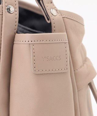 Y'SACCS イタリアンシープ2WAYトートバッグ グレージュ