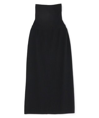 BEIGE， 【ロングセラー】LAURA / ストレッチ Iラインニットスカート Black