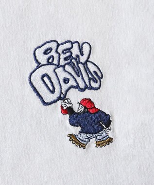 WEGO 【ユニセックス着用ITEM/SMLサイズ展開】別注BENDAVISワンポイントT（SS） ホワイト