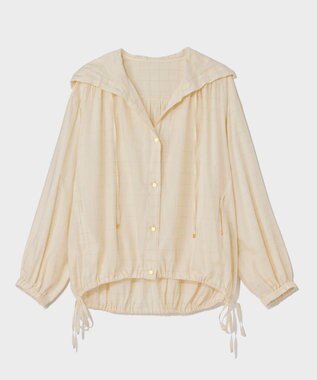 GRACE CONTINENTAL ラメチェックフーディー キナリ