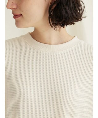 CRAFT STANDARD BOUTIQUE ワッフルレイヤード風プルオーバー Ivory