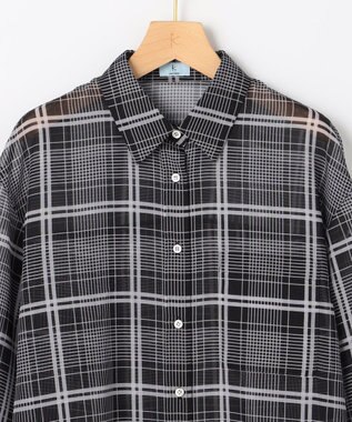 組曲 【先行予約】エアリーボイルシアー シャツ モノトーン系3