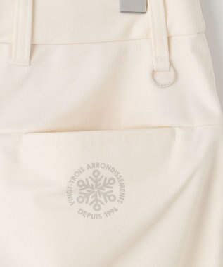 23区GOLF 冬ゴルフの強い味方【WOMEN】【撥水・ストレッチ】エアシャットボンディング パンツ ホワイト系