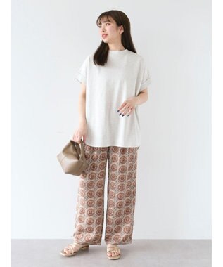 Green Parks 汗染み防止プチハイネックプルオーバー Light Gray Mixture