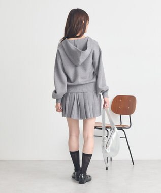 earth music&ecology ニットプリーツスカート Gray