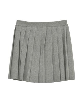 earth music&ecology ニットプリーツスカート Gray