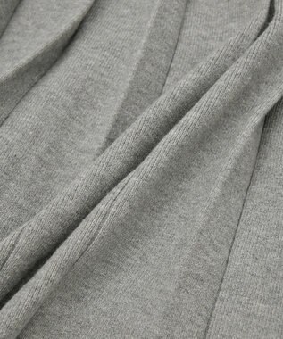 earth music&ecology ニットプリーツスカート Gray