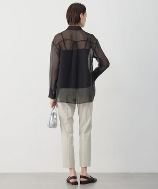 ICB 【先行予約】 ドライシアーオーガンジー シャツ ブラック