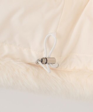 GRACE CONTINENTAL ヘムファーショートダウンジャケット キナリ