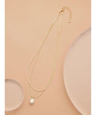 Green Parks ・ＨＡＬＦ　ＴＩＭＥ　２レンパールネックレス