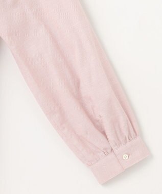J.PRESS LADIES 【洗える】BEZピンチェック ピンタック ブラウス ローズピンク系3