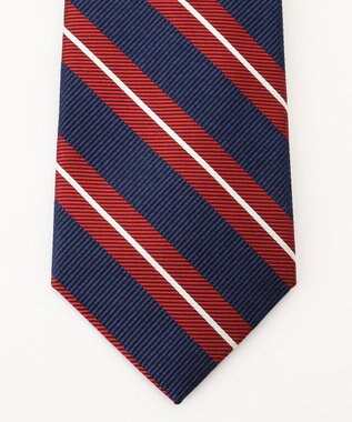 J.PRESS MEN 【STRUCTURE MIX COLLECTION】レジメンタル ネクタイ ローズ系2