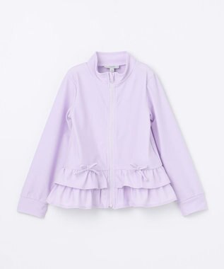 ANY KIDS 裾フリル　ラッシュガード ラベンダー