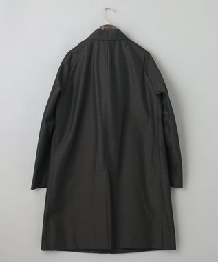 GOTAIRIKU 【山栄毛織】コットンモヘア ラグラン コート ダークブラウン系