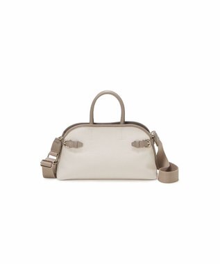 TOPKAPI 【Breath TOPKAPI】SCOTCH GRAIN スコッチグレイン ベルトデザイン ショルダー付き ミニトート バッグ クリーム