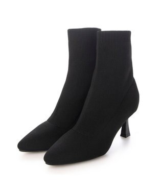 MODE ET JACOMO <noyau>ストレッチショートブーツ ブラック