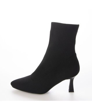 MODE ET JACOMO <noyau>ストレッチショートブーツ ブラック