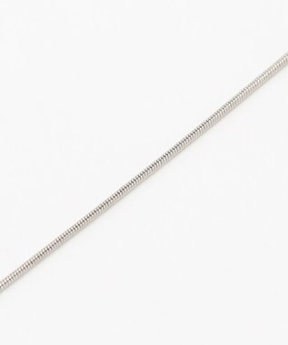 ANY SIS フェイクパールラリエット ネックレス シルバー