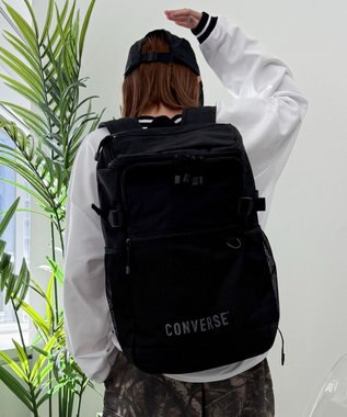 WEGO 【ユニセックス着用ITEM】CONVERSE SQUARE BIG BACK PACK ホワイト