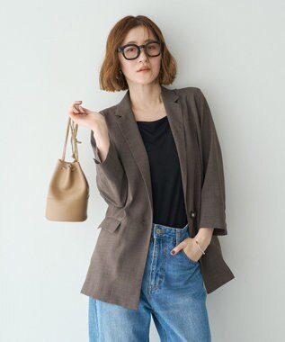 YECCA VECCA 2wayスクエアリブタンクトップ Black