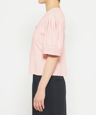 uncrave 【接触冷感・UVカット】ダブルフェイスジャージー 2WAYブラウス（uncrave STANDARD） ピンク