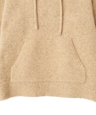 CRAFT STANDARD BOUTIQUE 起毛ニットフーディ Gray