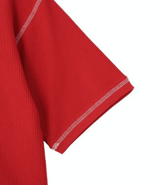 AMERICAN HOLIC 【RUSSELL】ワッフルヘンリーTシャツ Red